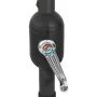 Sombrilla de jardín con luces LED negro 400 cm de , Sombrillas - Ref: Foro24-312536, Precio: 100,15 €, Descuento: %