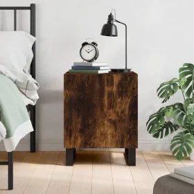 Mesita de noche madera de ingeniería roble ahumado 40x40x50 cm von , Nachttische - Ref: Foro24-827622, Preis: 36,83 €, Rabatt: %