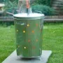 Nature Incinerador de jardín redondo de acero galvanizado 46x72 cm de , Accesorios de jardinería - Ref: Foro24-407109, Precio...