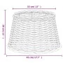 Pantalla para lámpara mimbre marrón Ø45x28 cm de , Pantallas para lámparas - Ref: Foro24-364394, Precio: 58,61 €, Descuento: %