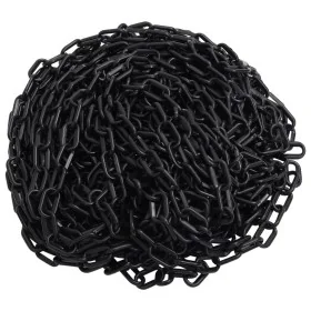 Cadena de advertencia plástico negro 100 m Ø8 mm de , Señales de seguridad - Ref: Foro24-150934, Precio: 118,33 €, Descuento: %