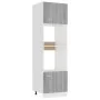 Armario de microondas “Lyon” contrachapada gris Sonoma de , Armarios de cocina - Ref: Foro24-815604, Precio: 186,35 €, Descue...