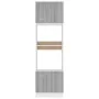 Armario de microondas “Lyon” contrachapada gris Sonoma de , Armarios de cocina - Ref: Foro24-815604, Precio: 186,35 €, Descue...