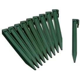 Natura Anclajes de jardín 10 unidades verde de , Ribetes y bordes para jardín - Ref: Foro24-428503, Precio: 19,02 €, Descuent...