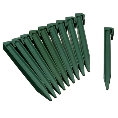 Natura Anclajes de jardín 10 unidades verde by , Garden edging and edging - Ref: Foro24-428503, Price: 19,02 €, Discount: %
