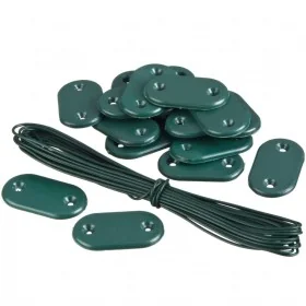 Nature Set de fijación de valla de jardín 27 piezas verde by , Accessories for gates and fences - Ref: Foro24-419792, Price: ...