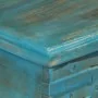 Baúl de almacenamiento madera maciza mango azul 100x40x41 cm de , Baúles de almacenamiento - Ref: Foro24-246479, Precio: 265,...