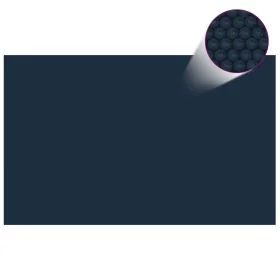 Cubierta solar de piscina de PE flotante negro y azul 800x500cm by , Pool covers - Ref: Foro24-92969, Price: 163,59 €, Discou...
