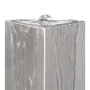 Fuente de jardín de acero inoxidable plateado 37,7x32,6x110 cm de , Fuentes y cascadas - Ref: Foro24-48094, Precio: 526,29 €,...