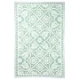 Esschert Design Alfombra de exterior azulejos verde blanco 182x122 cm de , Protectores para exterior - Ref: Foro24-433913, Pr...