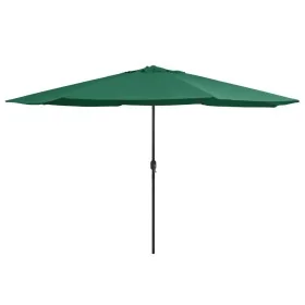 Sombrilla de jardín con palo de metal verde 390 cm de , Sombrillas - Ref: Foro24-47379, Precio: 80,05 €, Descuento: %