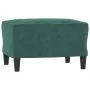 Juego de sofás con cojines 3 piezas terciopelo verde oscuro by , Sofas - Ref: Foro24-3202242, Price: 606,11 €, Discount: %