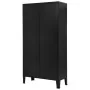 Estantería industrial de acero negra 90x40x180 cm de , Librerías y estanterías - Ref: Foro24-145360, Precio: 248,99 €, Descue...