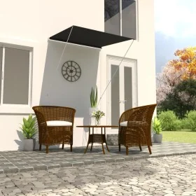Toldo retráctil gris antracita 100x150 cm by , Awnings - Ref: Foro24-145891, Price: 33,01 €, Discount: %
