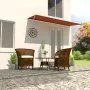 Toldo retráctil naranja y marrón 350x150 cm de , Toldos - Ref: Foro24-145898, Precio: 68,15 €, Descuento: %