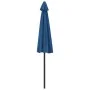 Sombrilla balcón semicircular palo aluminio azul 270x144x222 cm de , Sombrillas - Ref: Foro24-312501, Precio: 52,55 €, Descue...
