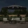 Sombrilla de jardín voladiza con luces LED negro 350 cm de , Sombrillas - Ref: Foro24-313784, Precio: 132,56 €, Descuento: %