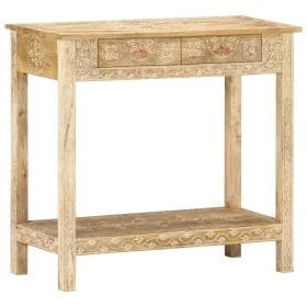 Mesa consola de madera maciza de mango 80x35x74 cm de , Mesas auxiliares - Ref: Foro24-320379, Precio: 173,94 €, Descuento: %