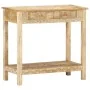 Mesa consola de madera maciza de mango 80x35x74 cm de , Mesas auxiliares - Ref: Foro24-320379, Precio: 173,94 €, Descuento: %