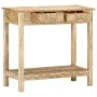 Mesa consola de madera maciza de mango 80x35x74 cm de , Mesas auxiliares - Ref: Foro24-320379, Precio: 173,94 €, Descuento: %