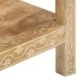 Mesa consola de madera maciza de mango 80x35x74 cm de , Mesas auxiliares - Ref: Foro24-320379, Precio: 173,94 €, Descuento: %