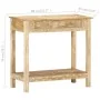 Mesa consola de madera maciza de mango 80x35x74 cm de , Mesas auxiliares - Ref: Foro24-320379, Precio: 173,94 €, Descuento: %