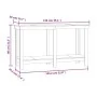Banco de trabajo de madera maciza de pino 140x50x80 cm de , Mesas de trabajo - Ref: Foro24-822506, Precio: 121,08 €, Descuent...
