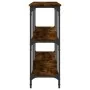 Mesa consola madera de ingeniería roble ahumado 200x29x75 cm by , Side tables - Ref: Foro24-834112, Price: 94,07 €, Discount: %