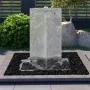 Fuente de jardín triangular con bomba acero inoxidable 76 cm de , Fuentes y cascadas - Ref: Foro24-48096, Precio: 261,41 €, D...