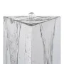 Fuente de jardín triangular con bomba acero inoxidable 76 cm de , Fuentes y cascadas - Ref: Foro24-48096, Precio: 261,41 €, D...