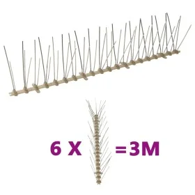 Sets de 5 hileras de pinchos contra pájaros y palomas 6 uds 10m de , Repelentes para animales - Ref: Foro24-149128, Precio: 2...