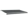 Toldo retráctil aluminio y tela gris antracita 5x3 m de , Toldos - Ref: Foro24-3154440, Precio: 388,39 €, Descuento: %