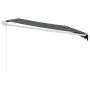 Toldo retráctil aluminio y tela gris antracita 5x3 m de , Toldos - Ref: Foro24-3154440, Precio: 388,39 €, Descuento: %
