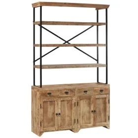 Aparador con estantes de madera de mango maciza 120x35x200 cm von , Sideboards - Ref: Foro24-244945, Preis: 760,75 €, Rabatt: %