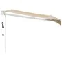 Toldo retráctil automático amarillo y blanco 3,5x2,5 m de , Toldos - Ref: Foro24-3154482, Precio: 271,71 €, Descuento: %