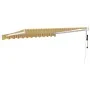 Toldo retráctil automático amarillo y blanco 3,5x2,5 m de , Toldos - Ref: Foro24-3154482, Precio: 271,71 €, Descuento: %
