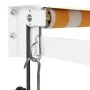 Toldo retráctil automático amarillo y blanco 3,5x2,5 m de , Toldos - Ref: Foro24-3154482, Precio: 271,71 €, Descuento: %