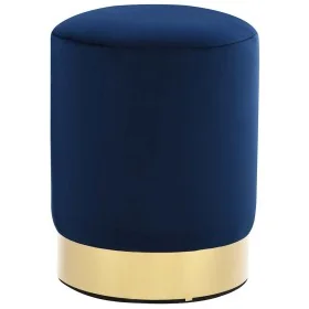 Taburete de terciopelo azul y dorado de , Taburetes y sillas plegables - Ref: Foro24-249833, Precio: 41,19 €, Descuento: %