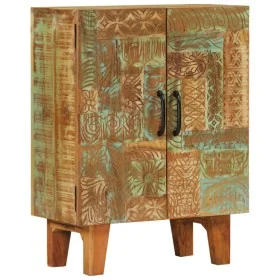 Aparador tallado a mano madera maciza reciclada 55x30x75 cm de , Mesas de centro - Ref: Foro24-351757, Precio: 220,75 €, Desc...