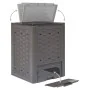 Compostador de jardín 3 uds plástico ratán 60x60x83 cm 900 L by , Composters - Ref: Foro24-278918, Price: 269,23 €, Discount: %