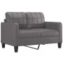Juego de sofás con cojines 3 piezas cuero sintético gris de , Sofás - Ref: Foro24-3201350, Precio: 580,76 €, Descuento: %