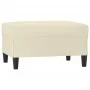 Juego de sofás con cojines 4 piezas cuero sintético crema de , Sofás - Ref: Foro24-3201746, Precio: 543,00 €, Descuento: %