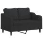 Juego de sofás con cojines 3 piezas tela negro de , Sofás - Ref: Foro24-3201790, Precio: 666,93 €, Descuento: %