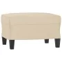 Juego de sofás con cojines 3 piezas tela microfibra crema de , Sofás - Ref: Foro24-3202324, Precio: 504,34 €, Descuento: %