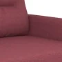 Juego de sofás con cojines 2 piezas tela rojo tinto by , Sofas - Ref: Foro24-3201622, Price: 491,16 €, Discount: %