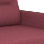 Juego de sofás con cojines 3 piezas tela rojo tinto by , Sofas - Ref: Foro24-3201558, Price: 629,60 €, Discount: %