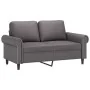 Juego de sofás con cojines 3 piezas cuero sintético gris de , Sofás - Ref: Foro24-3202167, Precio: 527,85 €, Descuento: %
