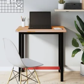 Banco de trabajo madera maciza de haya y metal 80x55x81,5 cm by , Work tables - Ref: Foro24-3188903, Price: 134,81 €, Discoun...