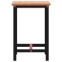 Banco de trabajo madera maciza de haya y metal 80x55x81,5 cm de , Mesas de trabajo - Ref: Foro24-3188903, Precio: 134,81 €, D...