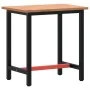Banco de trabajo madera maciza de haya y metal 80x55x81,5 cm de , Mesas de trabajo - Ref: Foro24-3188903, Precio: 134,81 €, D...